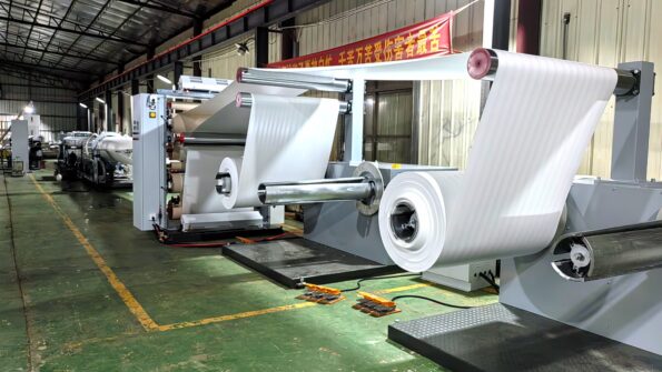 PS Foam Double-Sheet Traction Sheet Machine image